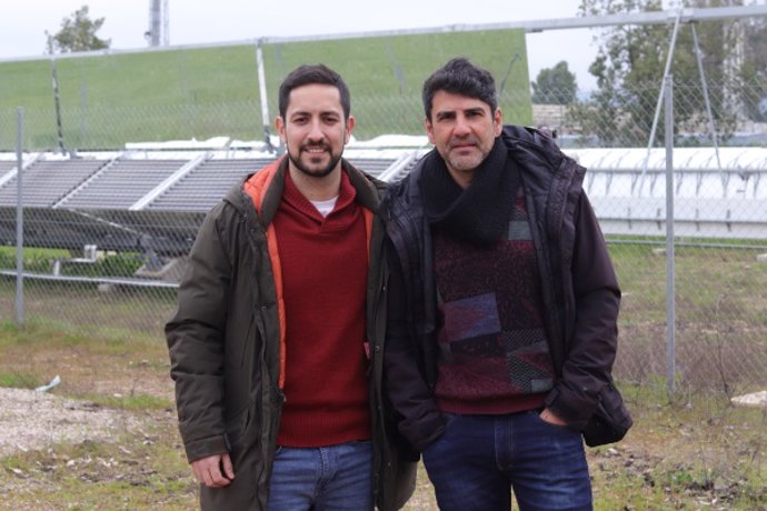 Los investigadores Juan Antonio Bellido y Javier Estévez.