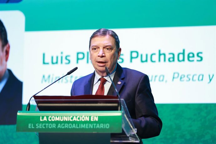 El ministro de Agricultura, Pesca y Alimentación, Luis Planas.