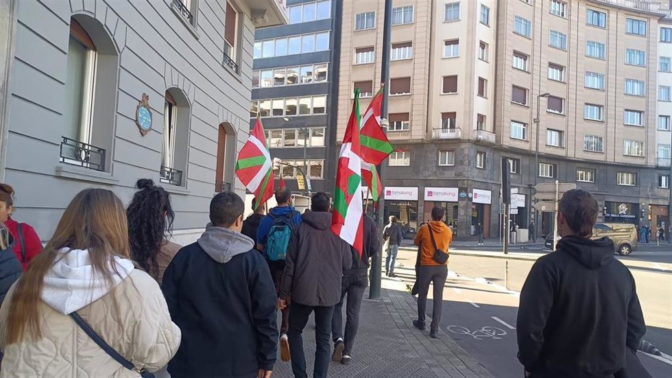 Piquete en Bilbao