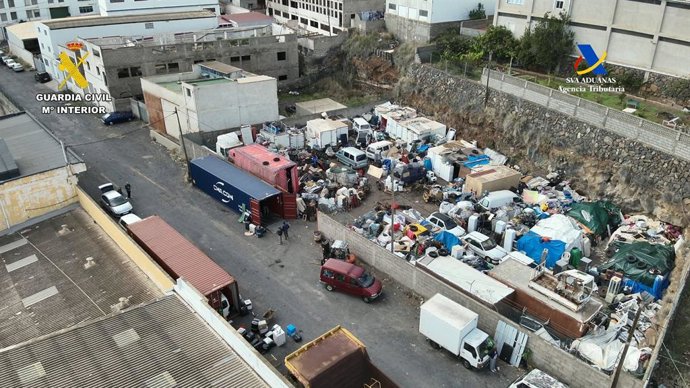 Residuos peligrosos enviados desde el puerto de Santa Cruz de Tenerife a diversos países de África