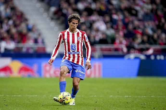 El delantero del Atlético de Madrid Giuliano Simeone, en un encuentro.