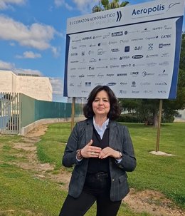 La presidenta del PP de La Rinconada, Virginia Pérez