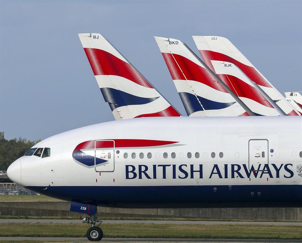 Archivo - Avión de British Airways.