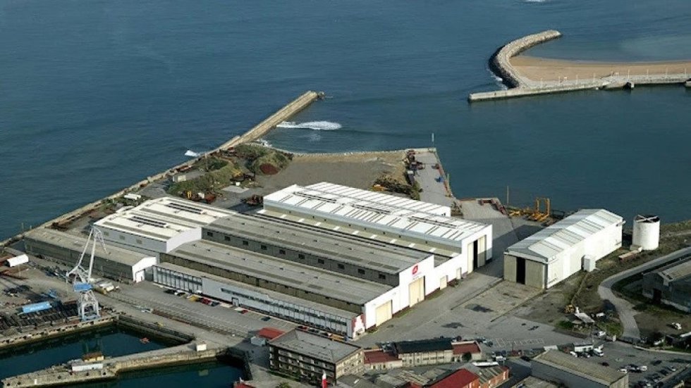 Taller de Indra en Gijón.