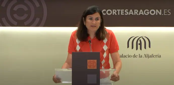 Isabel Lasobras, diputada de CHA