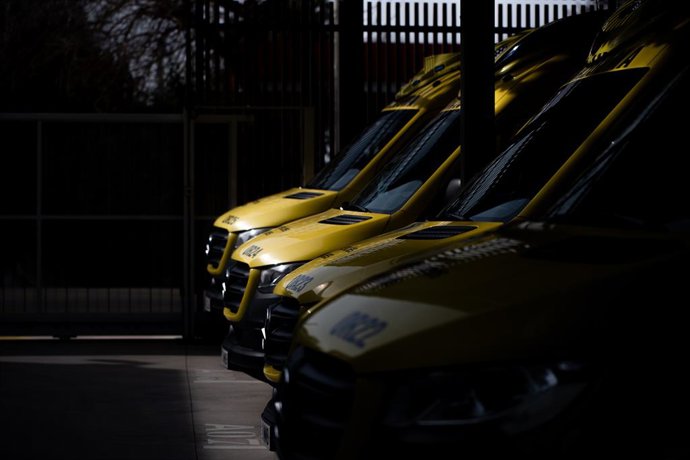 Ambulàncies a la nova seu del SEM