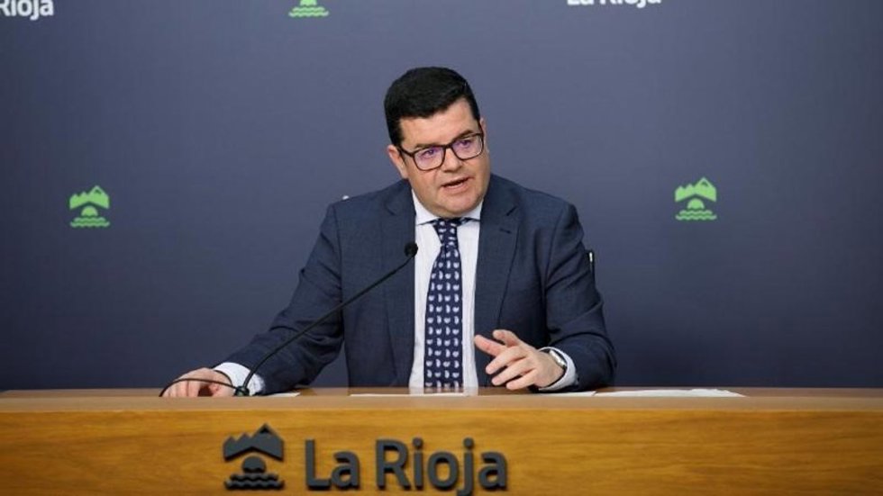 Archivo - El portavoz del Gobierno riojano, Alfonso Domínguez