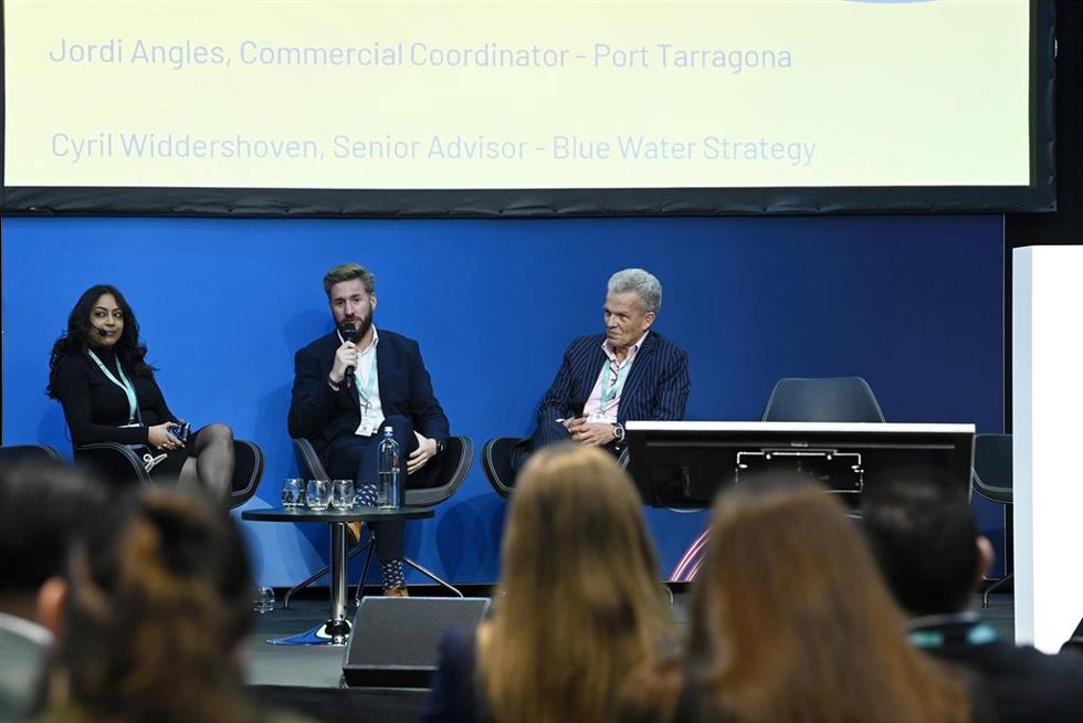 El responsable comercial del Port de Tarragona, Jordi Angls, participa en un evento en Rotterdam