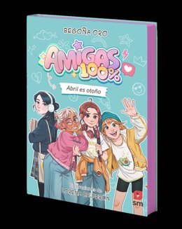 Portada del primer título de la colección 'Amigas 100%'.