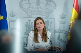 La vicepresidenta tercera y ministra para la Transición Ecológica y de Reto Demográfico, Sara Aagesen, durante una rueda de prensa posterior al Consejo de Ministros, a 17 de marzo de 2026, en Madrid (España).