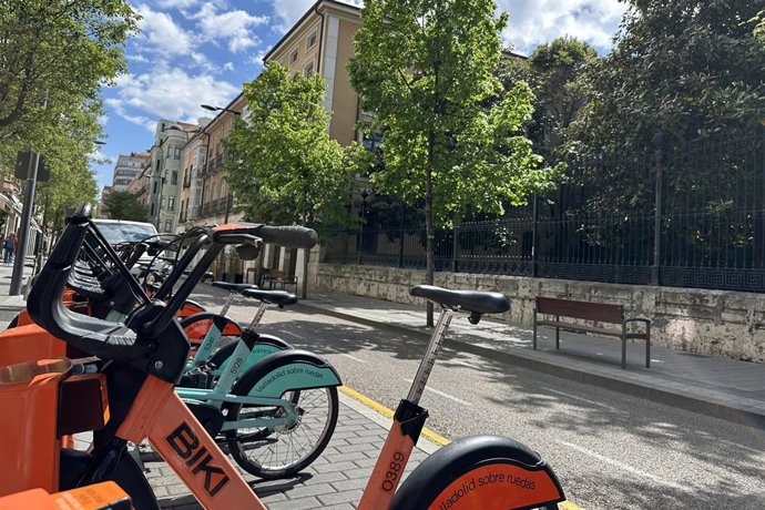 Archivo - Parking de bicicletas Biki en Valladolid. Parking Biki. Biki. Bicicleta.