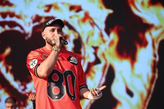 Archivo - Omar Montes sobre el escenario del Puro Latino Fest.