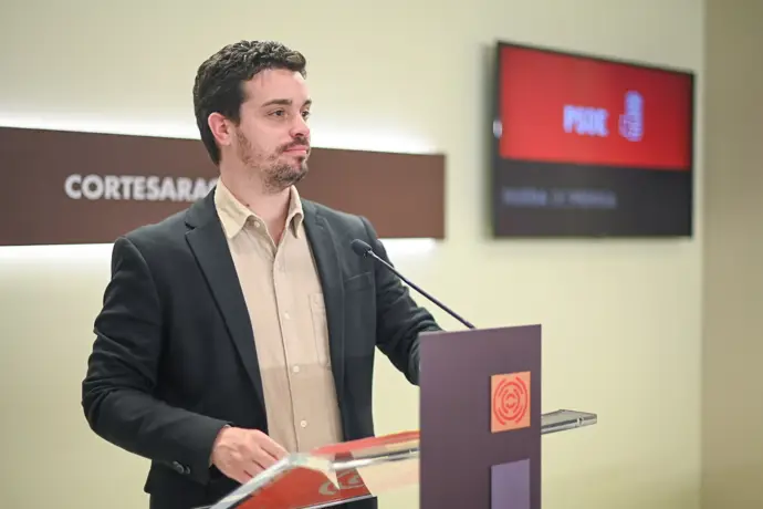 El diputado autonómico del PSOE Darío Villagrasa. - PSOE CORTES DE ARAGÓN