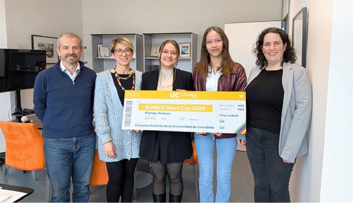 Dos estudiantes de la UC defenderán su proyecto de negocio en la final de la EUNICE Start Cup 2026