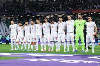 Archivo - Team of Iran during the AFC Asian Cup Qatar 2023, Group C football match between IR Iran and Palestine on January 14, 2024 at Education City Stadium in Al-Rayyan, Qatar - Photo Najeeb Almahboobi / TheMiddleFrame / DPPI