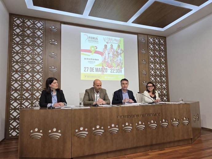Presentación del XXV Salón del Vino y la Aceituna de Extremadura.