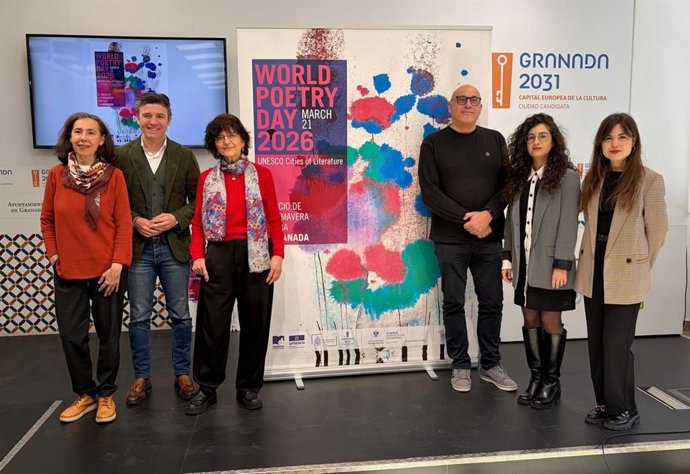 Presentación de las actividades organizadas en Granada con motivo del Día Mundial de la Poesía