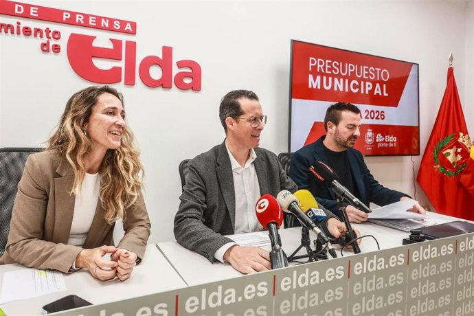 Presentación del proyecto de presupuestos municipales de Elda para 2026