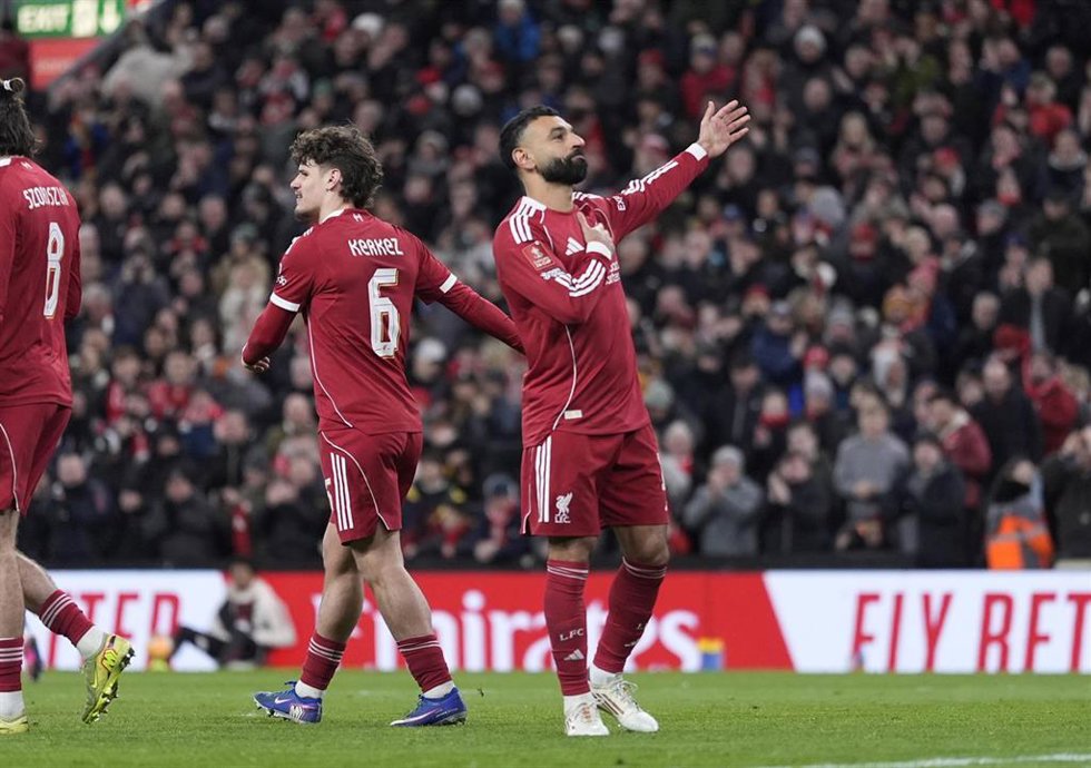 El jugador del Liverpool Mohamed Salah.