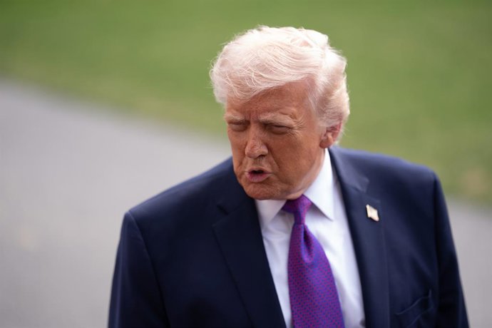 El president dels EUA, Donald Trump, a la Casa Blanca