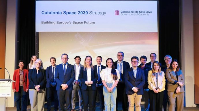 Reunión de miembros de la Comisión Europea, la Agencia Espacial Europea (ESA), la Agencia Espacial Española (AEE), Generalitat y entidades del sector espacial en Barcelona