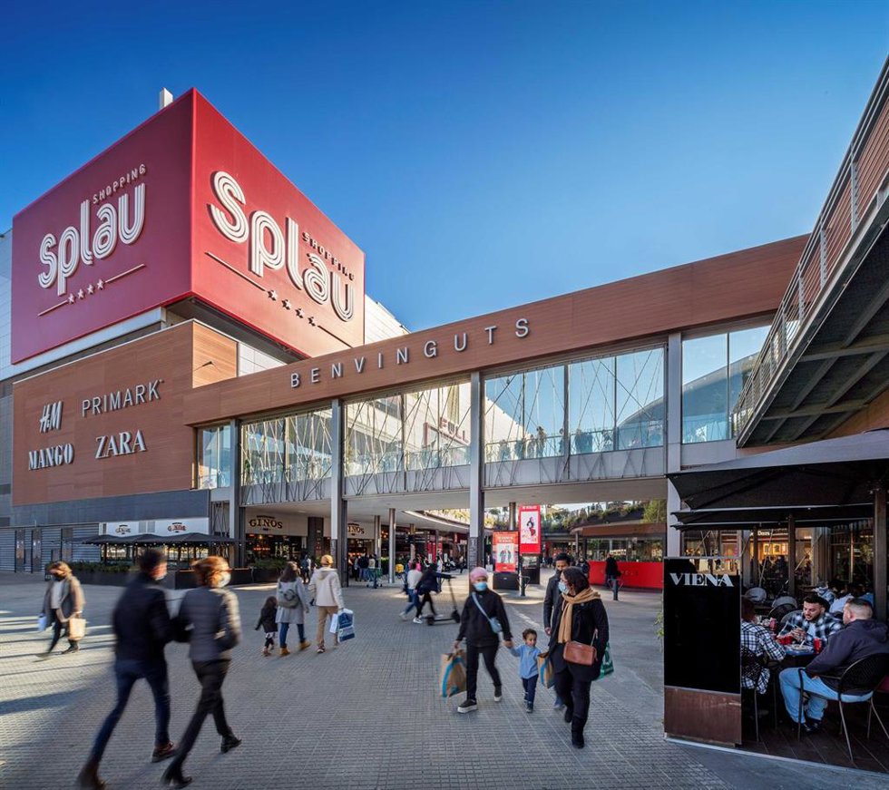 El centro comercial Splau de Cornell de Llobregat (Barcelona)