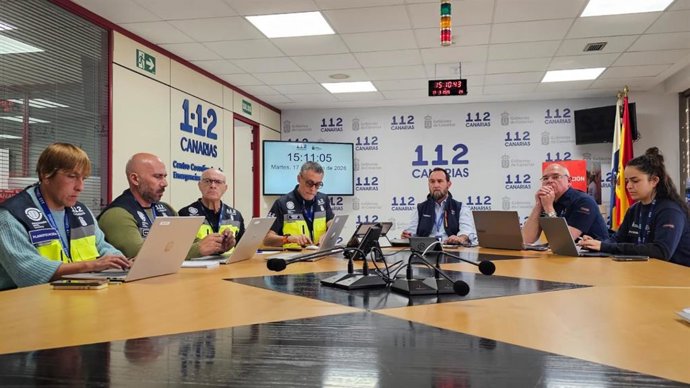 Reunión del Plateca para abordar el paso de la borrasca 'Therese' por Canarias