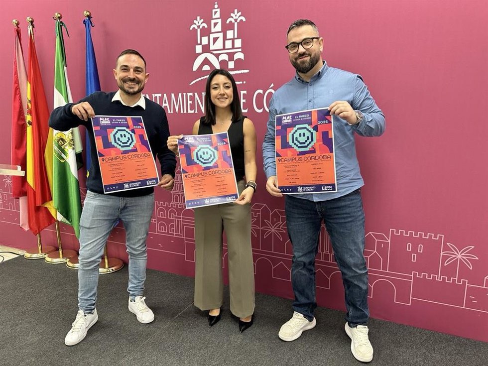 Presentación del Play Córdoba '#Game-Day', una jornada dedicada al mundo de los 'eSports' y la cultura digital, que Córdoba acogerá el sábado 21 de marzo, de 10,00 a 20,00 horas, en el Campus Córdoba, antiguo edificio ET Agrónomos y Montes.