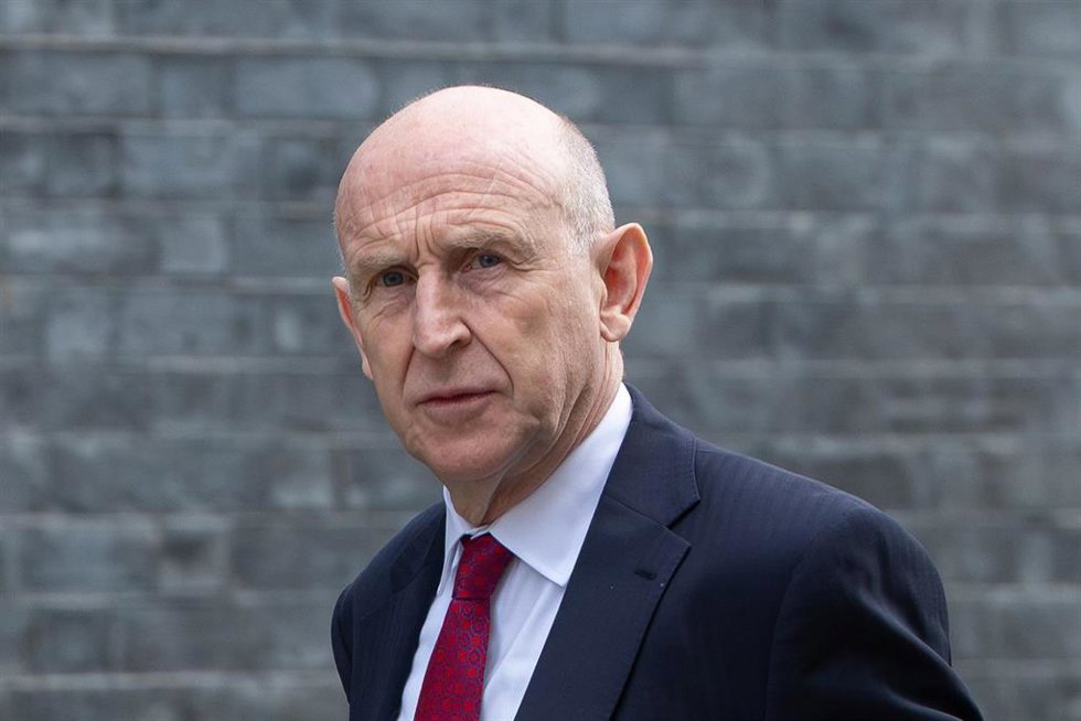 El ministro de Defensa británico, John Healey 
