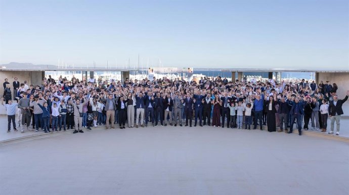 Imagen grupal de los deportistas reconocidos en la 24ª Gala del Deporte del Consell de Mallorca.