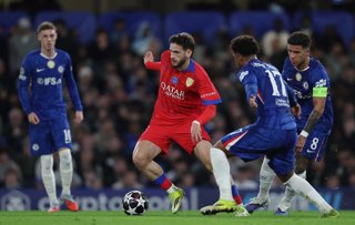 March 17, 2026, London, United Kingdom, England: LONDON, ENGLAND, MARCH 16: Khvicha Kvaratskhelia of Paris Saint-Germain during the match between Chelsea FC and Paris Saint-Germain FC in the UEFA Champions League, Round of 16, 2nd Leg match at Stamford Br