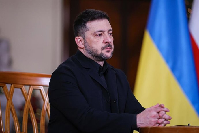 Archivo - El presidente de Ucrania, Volodimir Zelenski, en una imagen de archivo