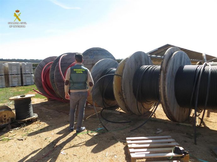 Robo de cable de cobre en una instalación fotovoltaica de la provincia de Cuenca.