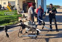 Sorprendido cuando sobrevolaba un dron en zona restringida del helipuerto del Hospital Don Benito-Villanueva