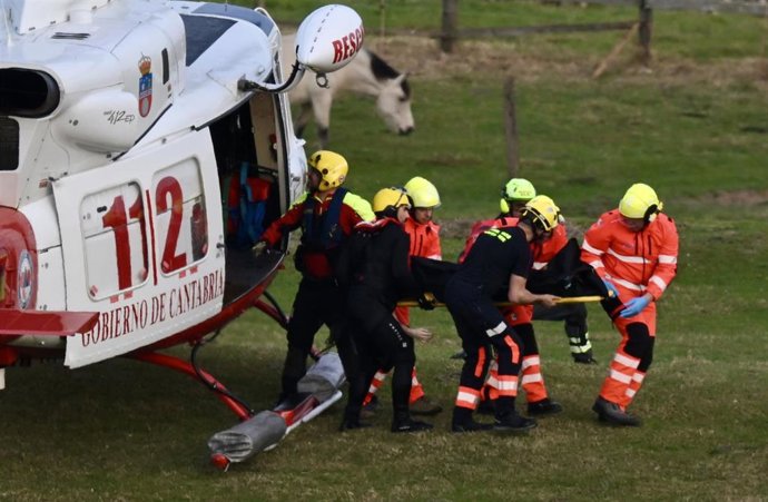 Equipos de rescate en El Bocal