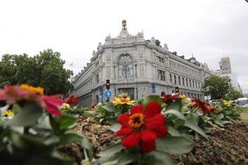 Archivo - Sede del Banco de España el día que ha publicado su informe anual, a 13 de mayo de 2021, en Madrid (España). El Banco de España destaca en su informe anual del año 2020 la "elevada desigualdad" que existe en las indemnizaciones por despido de lo