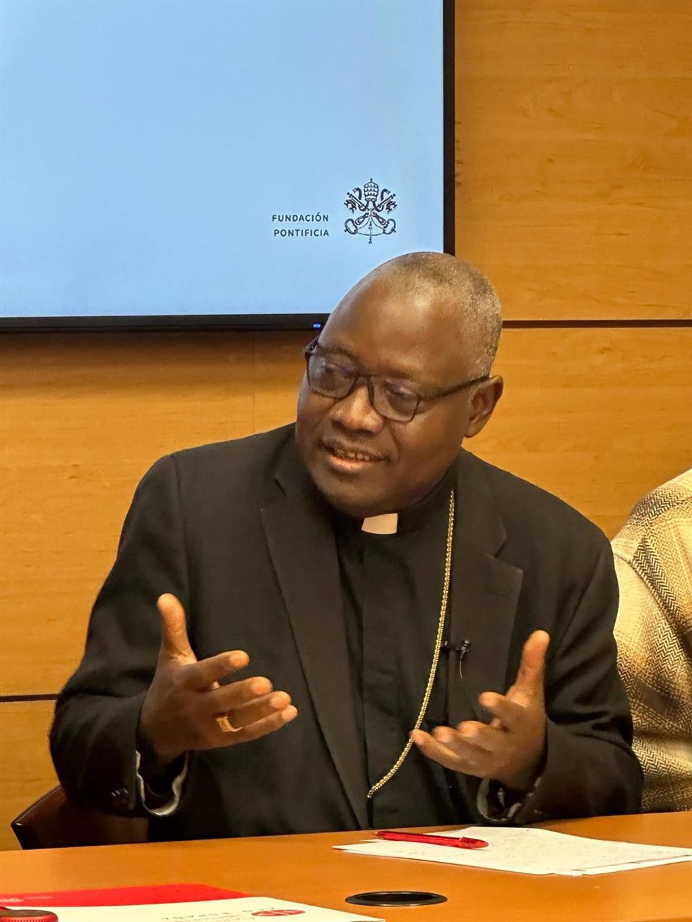 El arzobispo de Abuja, Nigeria, Ignatius Ayau Kaigama.