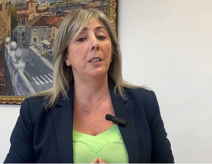 La teniente alcalde de Servicios Sociales de Ávila.