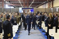El Rey inaugura una exhibición sobre la base aérea del Ejército del Aire del futuro: conectada, sostenible e inteligente