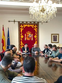Reunión entre Casares y el comité de empresa de Solvay