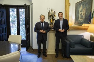 El presidente de la Diputación de Córdoba, Salvador Fuentes, y el alcalde de la capital, José María Bellido,