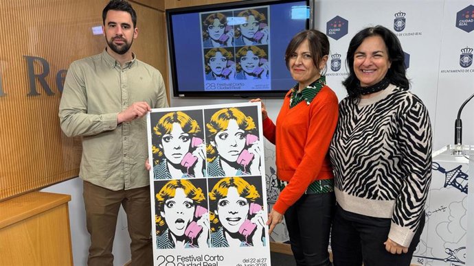 Presentación del cartel anunciador del Festival Corto de Ciudad Real 2026.