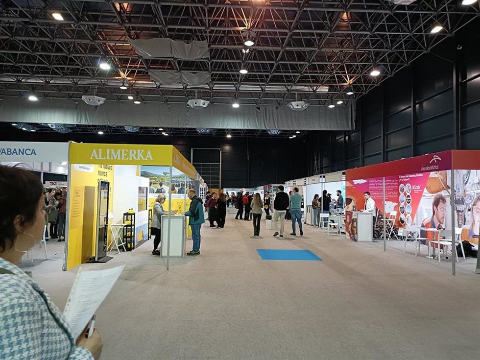 Apertura del 23 Foro de Empleo, en el recinto ferial gijonés 'Luis Adaro'.