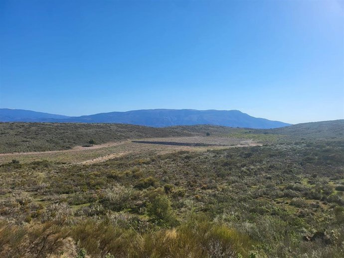 Imagen del entorno minero del cerro del Calar de Turón en Granada.