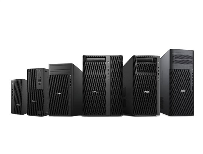 Torres de la familia de estaciones de trabajo en torre Dell Pro Precision 9