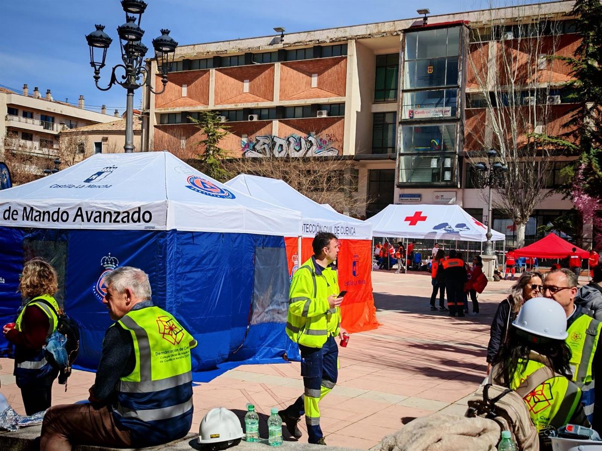 Más de 200 personas se movilizan en Cuenca en un simulacro para poner a prueba el Plan Regional de Inundaciones