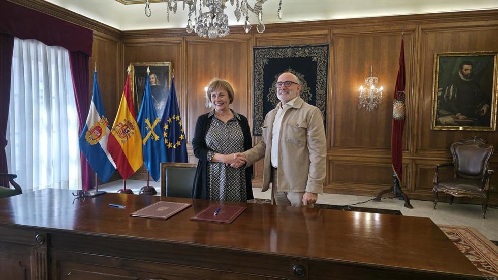 Firma del convenio.
