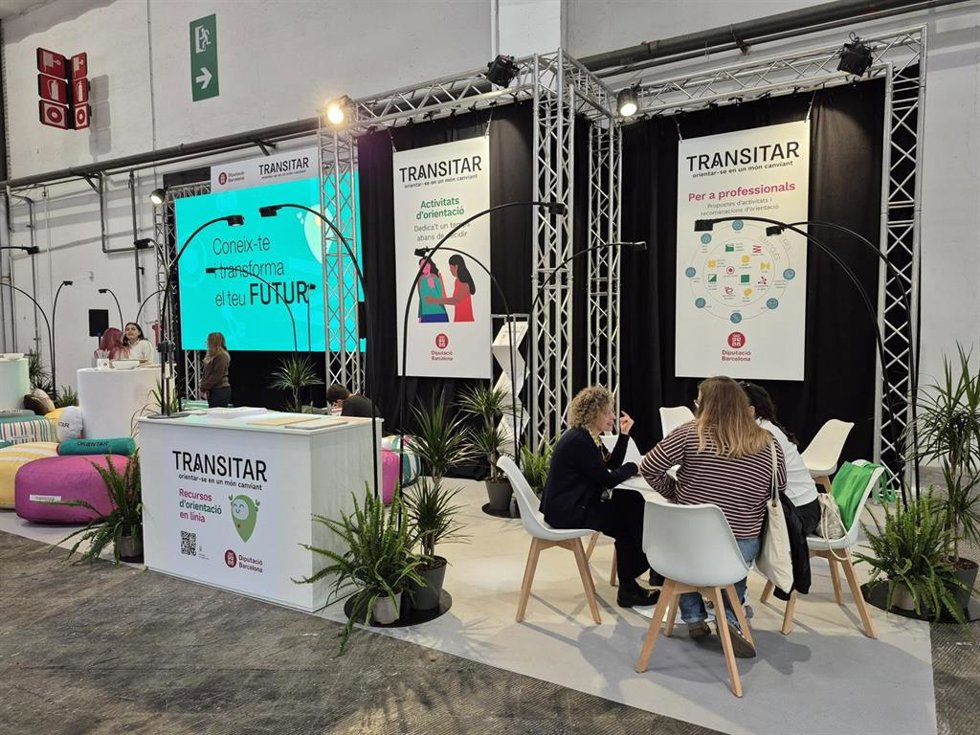 Estand de la Diputación de Barcelona.