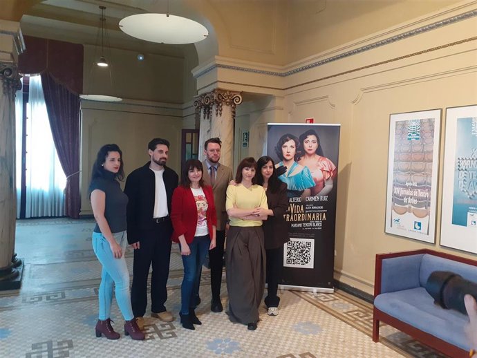 Presentación del estreno este miércoles en Avilés.