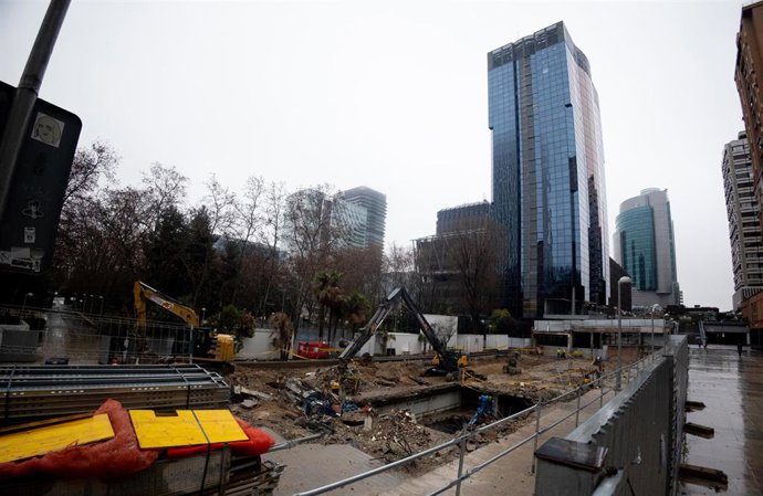 Archivo - Estado de las obras en la parcela del edificio Serantes en Azca, a 26 de enero de 2026, en Madrid (España). El ayuntamiento de Madrid ha aprobado la reforma de la parcela del edificio Serantes en la zona de Azca y se contempla la construcción de